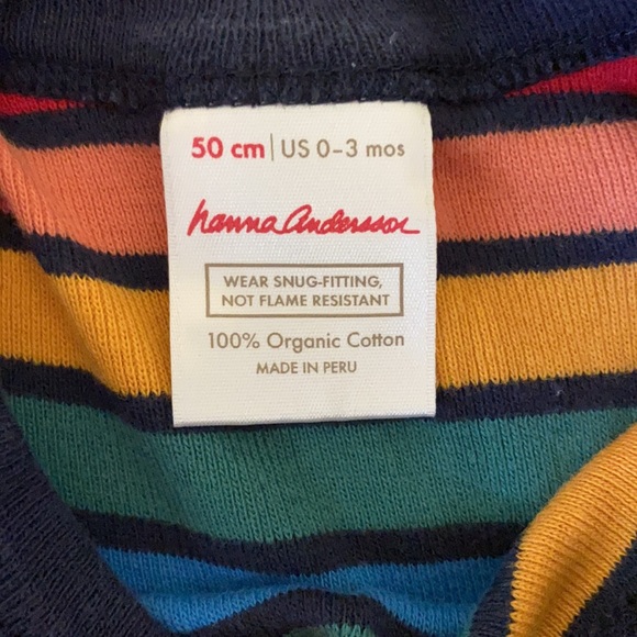 Hanna Andersson 50 cm pajamas 2-pack - Picture 3 of 5